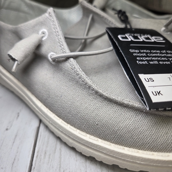 NWT Hey Dude Light Gray Loafers - Picture 7 of 7